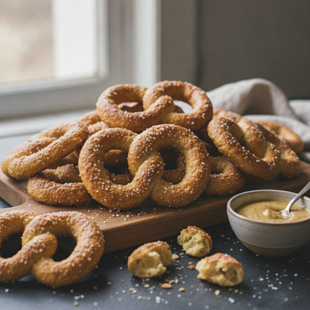 Sourdough Pretzels